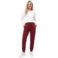 thumbnail image 4 of Women's Fleece Lined Jogger Sweatpants with Pockets Winter Thermal Athletic Lounge Pants for Women, 4 of 7