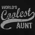thumbnail image 3 of CafePress - World's Coolest Aunt Women's Dark T Shirt - Women's Traditional Fit Dark T-Shirt, 3 of 4