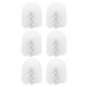 thumbnail image 1 of Accesorios de Baño de Repuesto de Repuesto Cepillos de Limpieza de Inodoro de Plástico Liso Porta Cabezales Blanco (6X Cabezas Blancas), 1 of 5