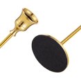 thumbnail image 3 of Juego de 3 candelabros Decorativos Brillar de Cono dorado metal para mesa Boda, 3 of 5