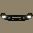 thumbnail image 6 of Kojem Front Bumper Off-road 3-Piece Modular for Dodge Ram 1500 Classic 2WD/4WD 2013-2021 14 15 16 17 18 19 20 with 4 LED Lights Textured Black, 6 of 15