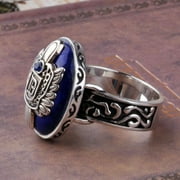 DJKDJL Womens Jewelry Diaries Salvatore Damon Stefan finger Family Ring Valentines Day Rings for WomenBlack