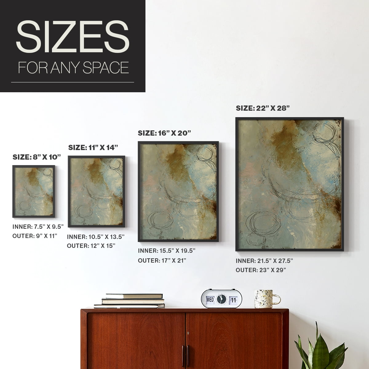 Zen Path I Framed Print - Solid Wood in Single Picture Frame Solid Wood 2 Framed Print