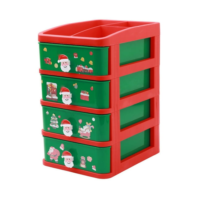 SDNall Christmas Hair Accessories, Holiday Hair Accessories, Green Hair Accessories, Red Hair Accessories, Christmas-Themed Creatives Childrens Hair Accessory Storage Box