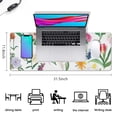 thumbnail image 5 of Beautiful Flowers Gaming Mouse Pad - XL Anime Desk Mat, Stitched Edges Laptop Keyboard Pad - Charming Accessories & Office Decor for Women - 31.5x11.8 inches, 5 of 7