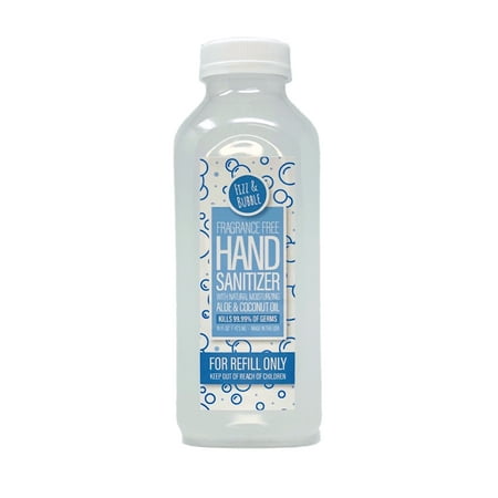Fizz & Bubble Scent Free Hand Sanitizer Spray, 16 Oz Refill