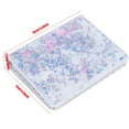 thumbnail image 1 of Quicksand Beads 64 Pockets 3 Inch Mini Photo Album for Camera Photos, Transparent PVC Material, Small Body with Large Capacity, Colorful Cover, Suitable for Movie Tickets and, 1 of 7