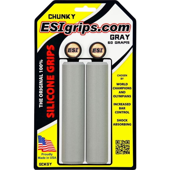 ESI Bar Grips MTB Chunky Silicone Green One Size
