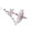 Rice white pink, variant on Stylish Bowknot Phone Accessory Trend Phone Charm for Women Girls Beaded Keychain Bag Purse Backpack Wallet Decorations