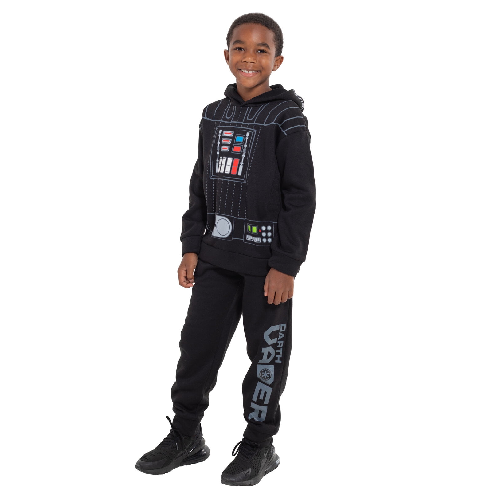 Cubcoats Star Wars Darth Vader 2 in 1 Transforming Classic Zip Up & Soft Plhie, Black