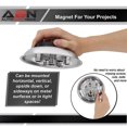 thumbnail image 5 of ABN 3pk Magnetic Parts Bowl Tool Tray 3in 4in and 6in Mechanic Magnet Screw Dish, 5 of 6