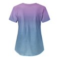 thumbnail image 3 of Haut de Blouse à Manches Courtes Col en V pour Femmes, Uniforme de Travail avec Poche, 3 of 3
