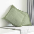 thumbnail image 3 of Cameo Green Retro Greek Key Pillow Covers 20x20 Inch Decorative Throw Pillow Cover, Geometric Greece Ancient Rustic Sofa Pillowcases Accent Cushion Case Home Decor Bedroom Living Room, 3 of 6
