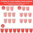 thumbnail image 1 of VONKY 24pcs Paper Classic Style Popcorn Box Safe And Non-toxic Easy To Assemble Wide Application, 1 of 6