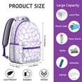 thumbnail image 3 of Botanical Flower Pattern Students Backpack Fashion School Backpack with Rustic Aesthetic, Adjustable Strap, Lightweight and Wear-Resistant for Student & Student, 3 of 6
