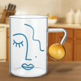 thumbnail image 2 of Taza de cerveza de café Vasos De Vidrio Sólido De 270/400 Ml Taza De Té Taza De Café Agua De Cóctel Alto Magideal Taza de cerveza de café, 2 of 6