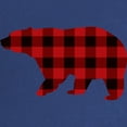 thumbnail image 2 of CafePress - Lumberjack Buffalo Plaid Bear Maternity T Shirt - Maternity Dark T-Shirt, 2 of 3