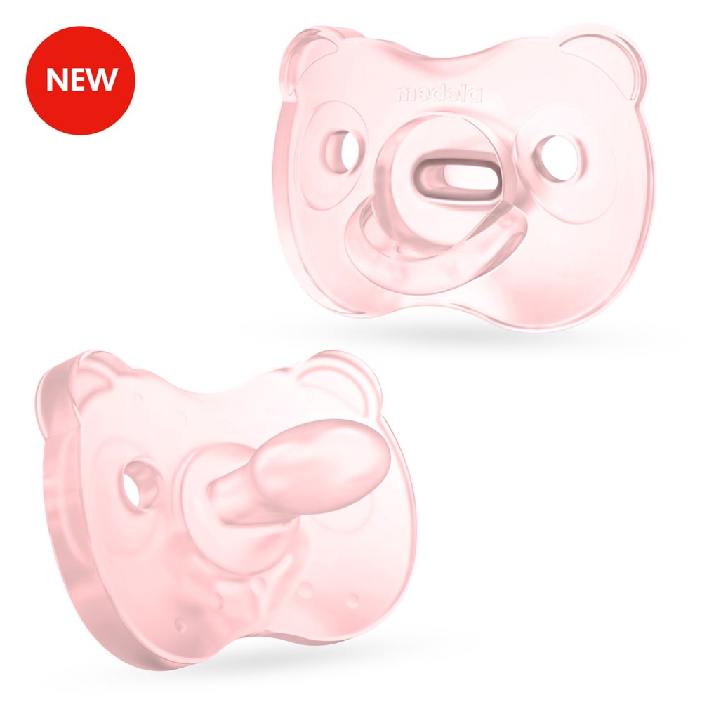Medela Baby Soft Silicone Pacifier with Self Sterilizing Case for 618