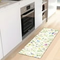 thumbnail image 2 of Bath Mat Soft Plush Non-Slip Absorbent Bathroom Rugs 39"x20" Watercolor Wildflower, 2 of 8