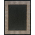 thumbnail image 3 of 8x10 Water Resistant, Large Indoor Outdoor Rugs for Patios, Front Door Entry, Entryway, Deck, Porch, Balcony | Outside Area Rug for Patio | Gold, Striped Border | Size: 7'10'' x 10'2'', 3 of 8