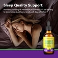 thumbnail image 3 of Magnesium Glycinate Liquid Drops 1500mg with Magnesium Citrate & Taurate, L-Theanine, Vitamin D3, B6 - Supports Calm, Sleep, Muscle Relaxation, Leg Cramps & Energy, Lemon Flavor, 60 mL, 3 of 9