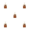 thumbnail image 2 of Llavero colgante de cuero Naiovety con bolsillo para tarjetas y llaves, 2 of 6