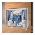 thumbnail image 3 of 165cm Closet Grande Ropero armario reforzado Portatil gris MEDIANO, 3 of 7