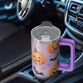 thumbnail image 5 of 30oz Halloween Tumbler with Handle, Pumpkin Skull Witch | Print | Halloween Gifts for Family & Friends | with Lids and Straws | Stainless Steel Insulated | Travel Mug, 5 of 5
