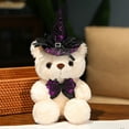 thumbnail image 4 of Konghyp Halloween Bear Doll with Hat, Soft Teddy Bear with Cute Halloween Bow Tie, Decorative Plush Toy for Holiday, Party, and Home Decor, Collectible Halloween Gifts, 4 of 4