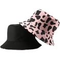 thumbnail image 5 of CoCopeaunts Cow Bucket Hat for Men Outdoor Sports Leisure Cotton Bucket Cap for Women Sun Protection Double Sided Wear Basin Hat, 5 of 8