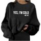 thumbnail image 2 of ICHUANYI Liquidación Sudaderas Para Adolescentes Niñas Moda Mujeres Otoño Casual Manga Larga Cuello Redondo Camisas Suaves ICHUANYI WER202308232483, 2 of 5
