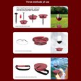 thumbnail image 3 of Soporte Copa Vino Bandeja () Rojo, 3 of 9