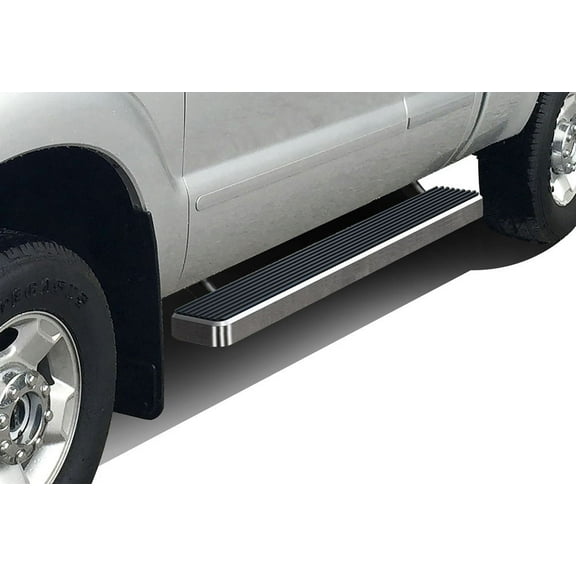 APS Running Boards 5 inches Compatible with Ford F250 F350 Super Duty 1999-2016 Super Cab Stainless Steel (Nerf Bars Side Steps Side Bars)