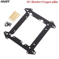 thumbnail image 1 of 12cm fan hard drive bracket SSD 2.5 inch 3.5 inch hard drive bracket extended multi-layer stacking bracket B, 1 of 6