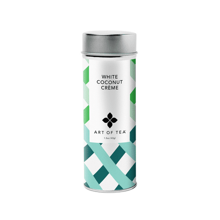 | White Coconut Crème 1.5oz | Artisan Loose Leaf Tea Tin