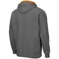 thumbnail image 3 of Men's Colosseum Charcoal Texas Longhorns Arch & Team Logo 3.0 Full-Zip Hoodie, 3 of 3