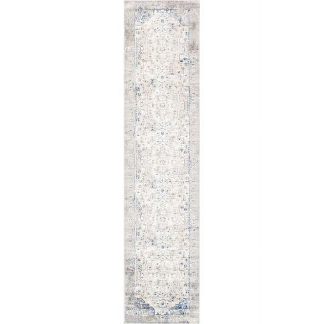 Pasargad Home PD-169B 2.04x8 2 ft. 4 in. x 8 ft. Efes Design Power Loom Runner Rug, Light Grey