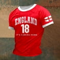 thumbnail image 4 of VBARHMQRT Comma La Tshirt T-Shirt pour Homme Imprimé Thème Angleterre T-Shirt Décontracté Col Rond T-Shirt à Manches Courtes T-Shirt Beige, 4 of 6