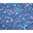 thumbnail image 4 of oneOone Tissu Polyester Lycra Bleu Fleur Aquarelle Matériel de Robe Tissu Imprimé Tissu au Mètre 56 Pouces de Large, 4 of 4