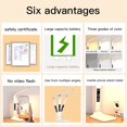 thumbnail image 4 of Rechargeable Reading Lamp, Touch Dimmer LED with 3 Brightness Levels, Time and Temperature Reminders, Desk Lamp, Day Lamp, 4 of 7