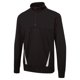 thumbnail image 1 of Surridge - Sudadera de deporte con cremallera 1/4 Blade para hombre (Negro / Blanco / Blanco) Surridge UTRW4924_blackwhitewhite, 1 of 1