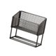 thumbnail image 4 of Cesta de almacenamiento, organizador de inodoro, estante de ducha multiusos de hierro resistente y moderno. Negro, 4 of 9