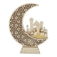 thumbnail image 3 of JGJJUGN Ramadan Night Light - Eid Mubarak LED Star Lamp - Wooden Islamic Table Decoration - Muslim Festival Home Decor - DIY Assembly Room Night Light - Eco-Friendly LED Atmosphere Lamp, 3 of 4