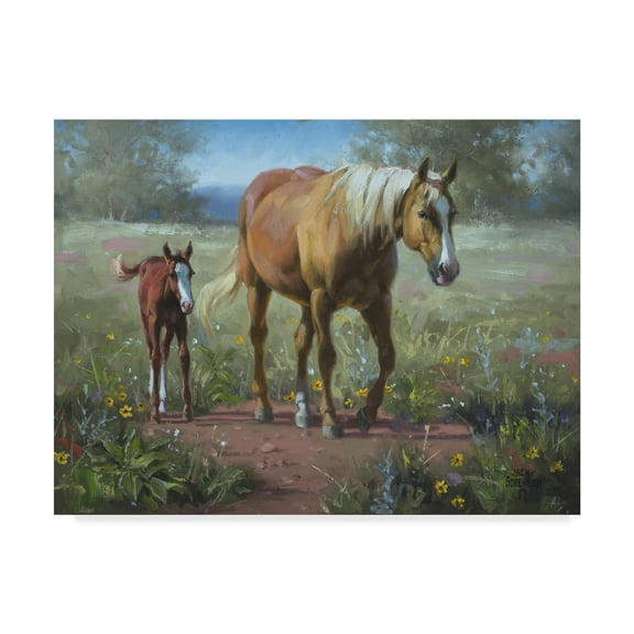 Trademark Fine Art 'Comin In' Canvas Art by Jack Sorenson