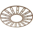thumbnail image 2 of Ekena Millwork 40"OD x 14 1/2"ID x 3/8"T Hale Wood Fretwork Pierced Ceiling Medallion, Walnut, 2 of 3