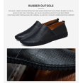 thumbnail image 5 of Men's comfort Daily life Shoes Soft Walking Breathable Shoes Round head flat Driving Shoes, 5 of 7