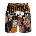 thumbnail image 4 of Haikyu!! Volleyball Mens Board Shorts Summer Swim Trunks Quick Dry Beach Swimwear Bathing Suit Swim Shorts with Compression Liner And Pockets, 4 of 7