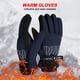 thumbnail image 1 of Guantes de Invierno para Pantalla Táctil para Hombre y Mujer | Guantes Térmicos para Esquí, Running y Ciclismo | Guantes Deportivos de Exterior Resistentes Al Viento, Impermeables y con Forro Polar p, 1 of 3