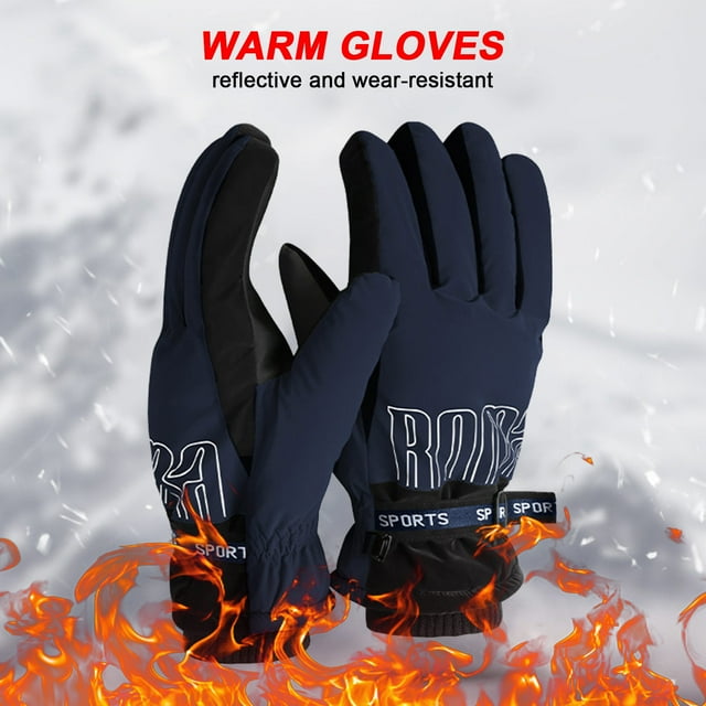 Guantes de Invierno para Pantalla Táctil para Hombre y Mujer | Guantes Térmicos para Esquí, Running y Ciclismo | Guantes Deportivos de Exterior Resistentes Al Viento, Impermeables y con Forro Polar p