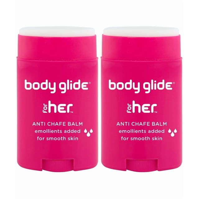 Bálsamo antirozaduras BodyGlide For Her, 45 ml, paquete de 2